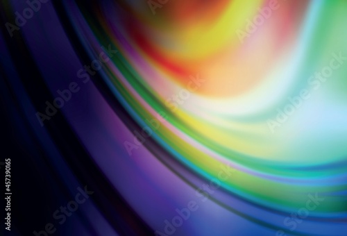 Dark Blue  Yellow vector blurred pattern.