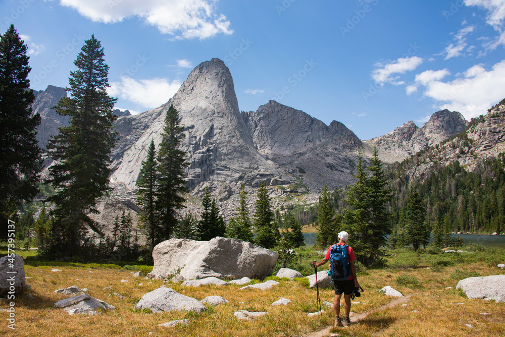 The Pingora Peak and the Cirque of Towers, Wind River Range, Wyoming, USA