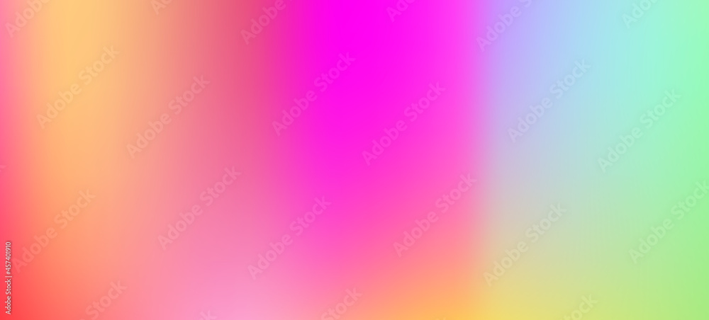 Trendy abstract rainbow blurred background. Smooth watercolor vector illustration for web, template, posters, card, banner. Pastel colors gradient mesh pattern
