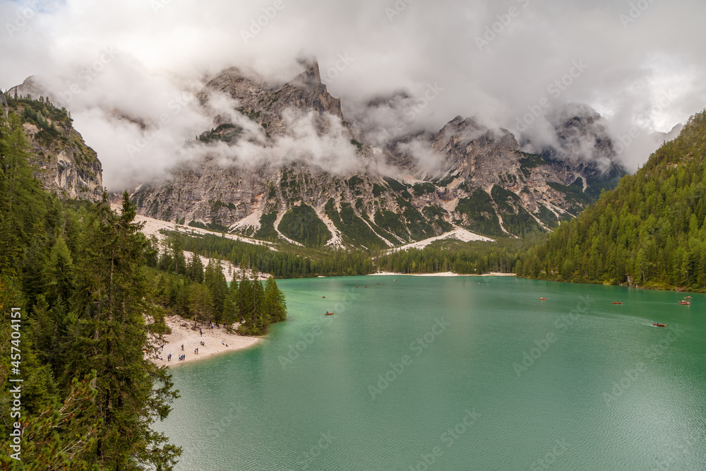 Lago di Braies Italy Dolomoites