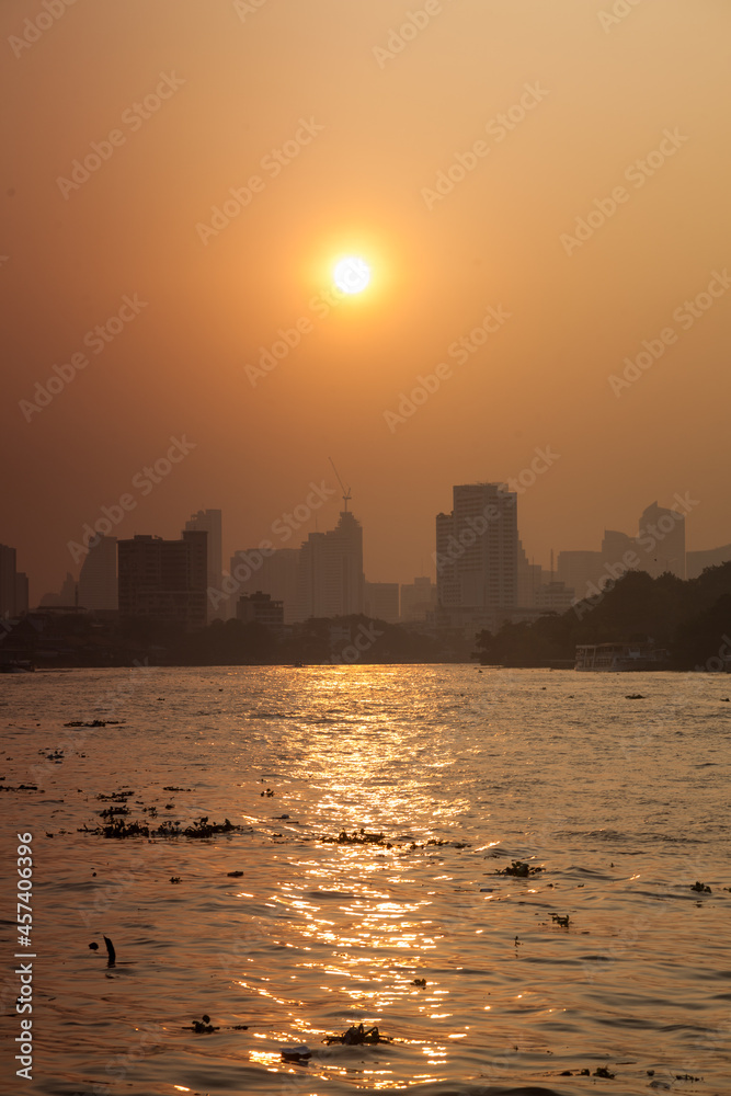 Image of Bangkok city in morning.