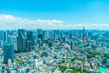 Beautiful architecture building cityscape of tokyo