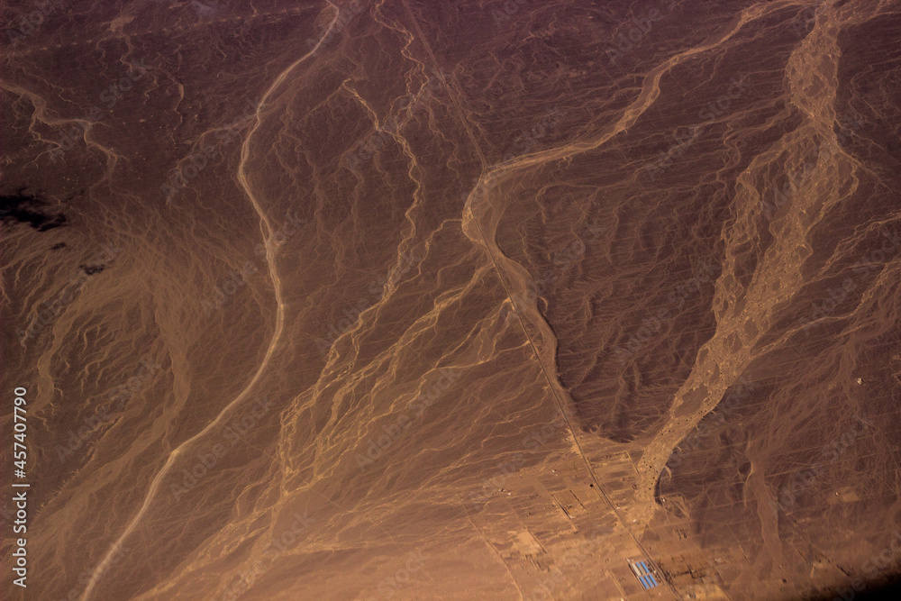 Desert landscape from above, EGYRT