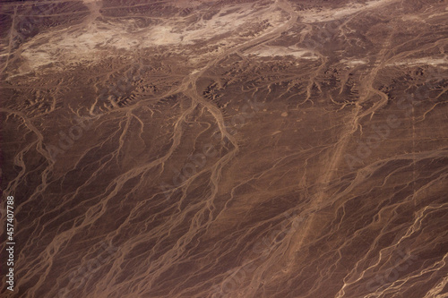 Konstfotografi the surface of the earth from a height, the mess of egypt