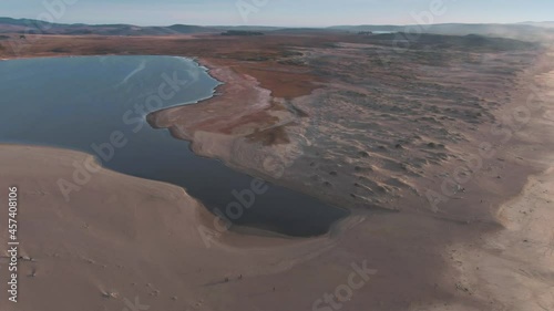 Wallpaper Mural Aerial: san Dunes and lake in Abbotts Lagoon. Point Reyes, California, USA Torontodigital.ca