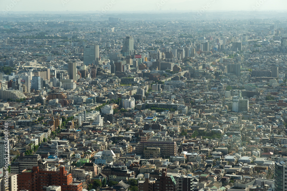 Image of Aerial Tokyo city.