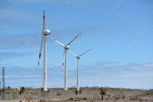 Windmills at the Baltra Airport, Aeropuerto Seymour
 photo