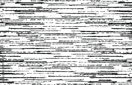 Monochrome texture composed of irregular graphic elements. Distressed uneven grunge background. Abstract vector illustration. Overlay for interesting effect and depth. Isolated on white background.