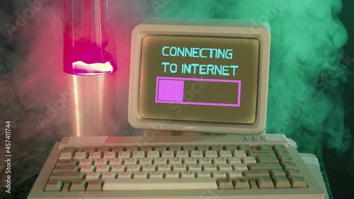 connecting to internet retro