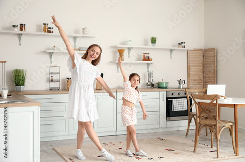 Young woman and her little ...