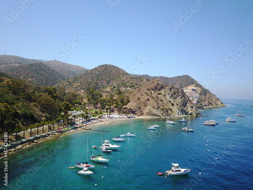 Boats near the coast of a Southern California Island  © For the Books