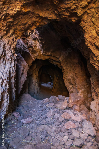 Entrance to abandoned mine shaft