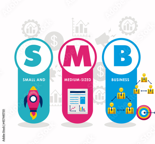 smb graphic with icons