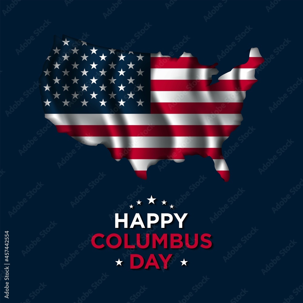Columbus Day Background Design. Banner, Poster, Greeting Card. Columbus Day Background Design. Banner, Poster, Greeting Card.