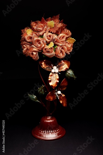 bouquet of roses in a vase