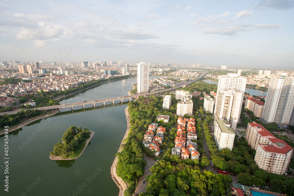 Obraz premium aerial view
