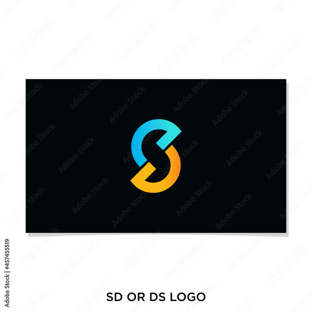 SD OR DS LOGO DESIGN VECTOR SD OR DS LOGO DESIGN VECTOR