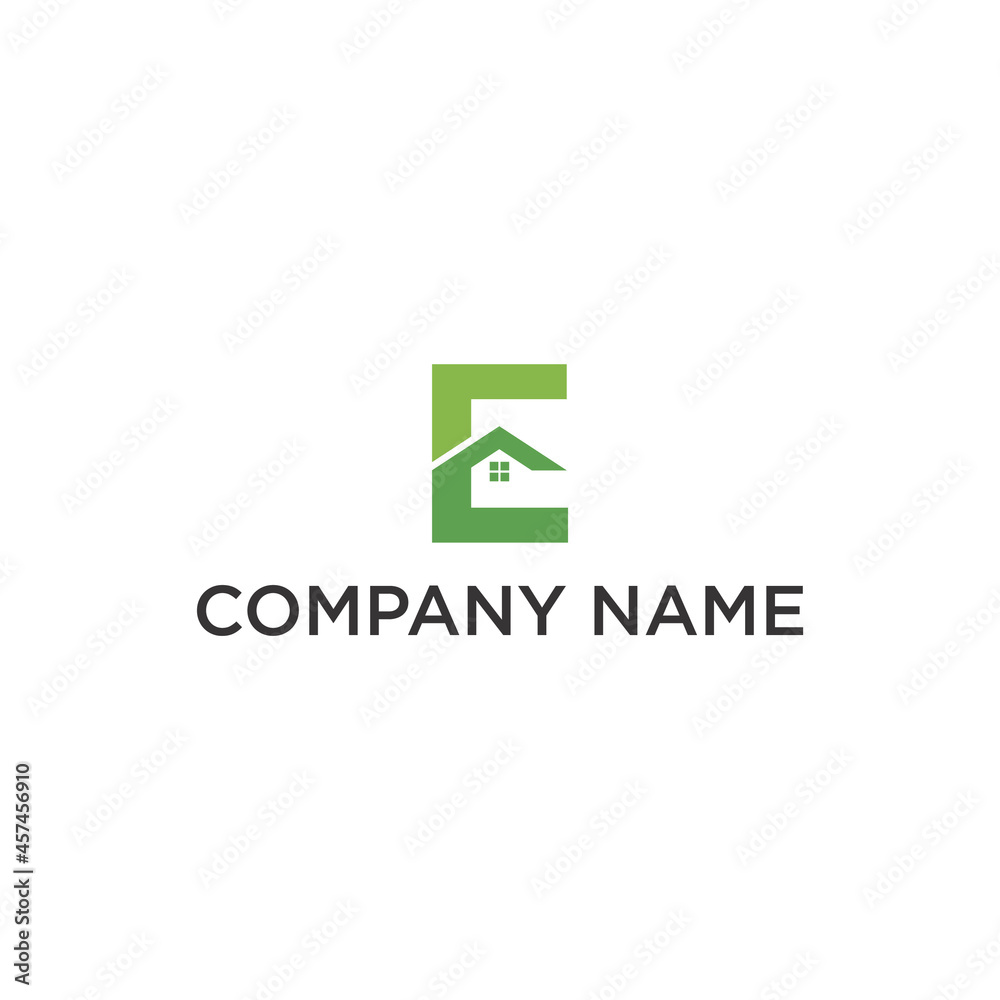 Letter E Home vector editable resizable EPS 10 Letter E Home vector editable resizable EPS 10