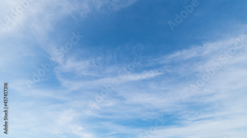  Panoramic view of clear blue sky and clouds  clouds with background.