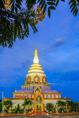 Buddhism temple in evening light : This place is a public domain