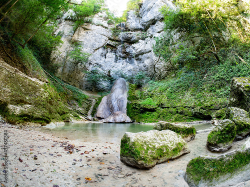 Bild auf Leinwand Cascade de la Quinquenouille