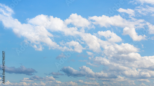 Cloudy day with blue sky background