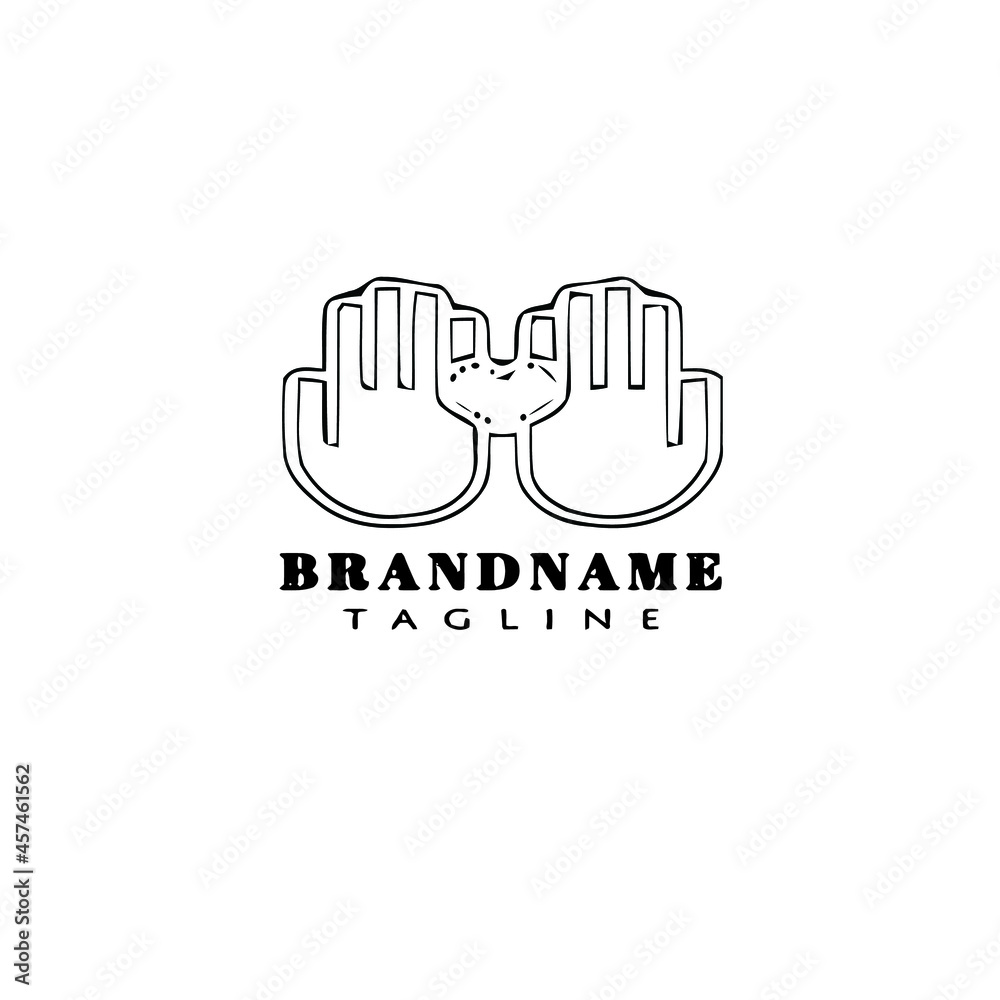 hand and heart logo cartoon design icon vector illustration hand and heart logo cartoon design icon vector illustration