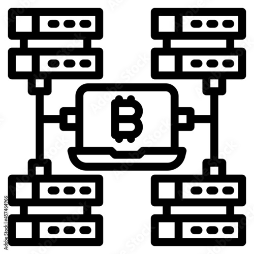 bigdata line icon