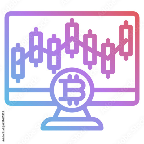 chart gradient icon