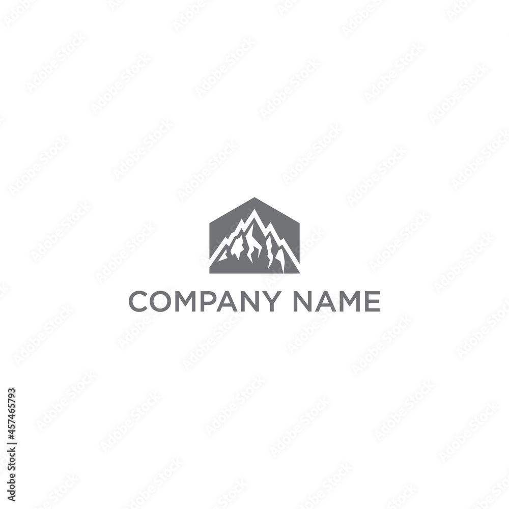 Mountain logo design vector editable resizable EPS 10 Mountain logo design vector editable resizable EPS 10