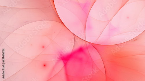 3D rendering abstract fractal light background