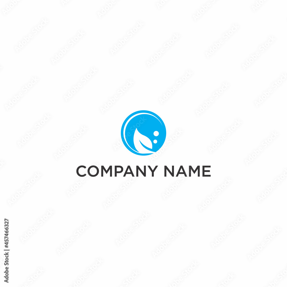 leaf water logo design vector editable resizable EPS 10 leaf water logo design vector editable resizable EPS 10