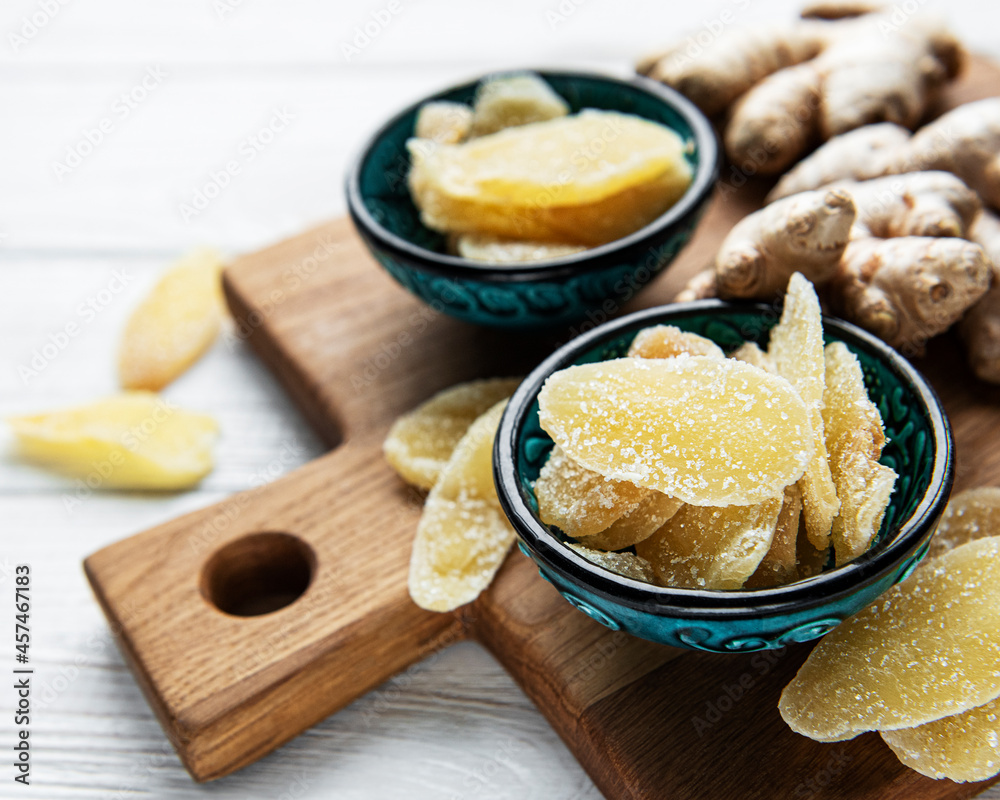 Sweet and spicy candied ginger