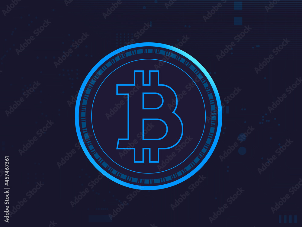 2d rendering bitcoin sign currency background 2d rendering bitcoin sign currency background