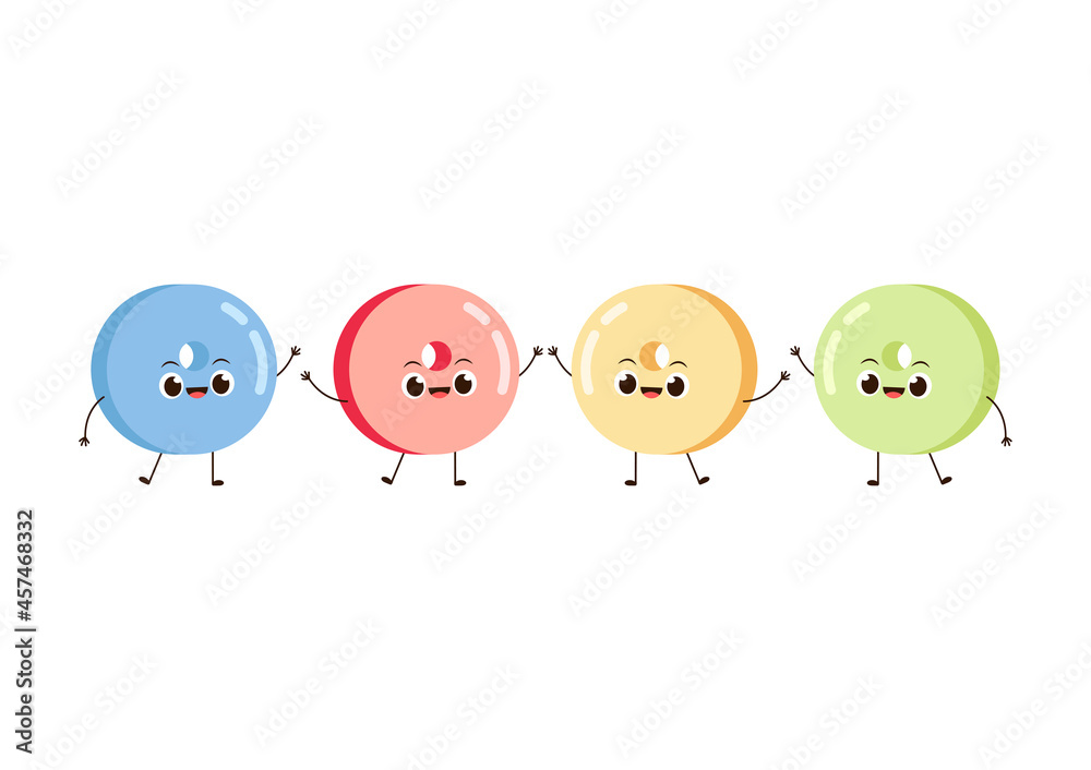 Cereal cartoon vector. Cereal character design. Stock Vector Adobe Stock