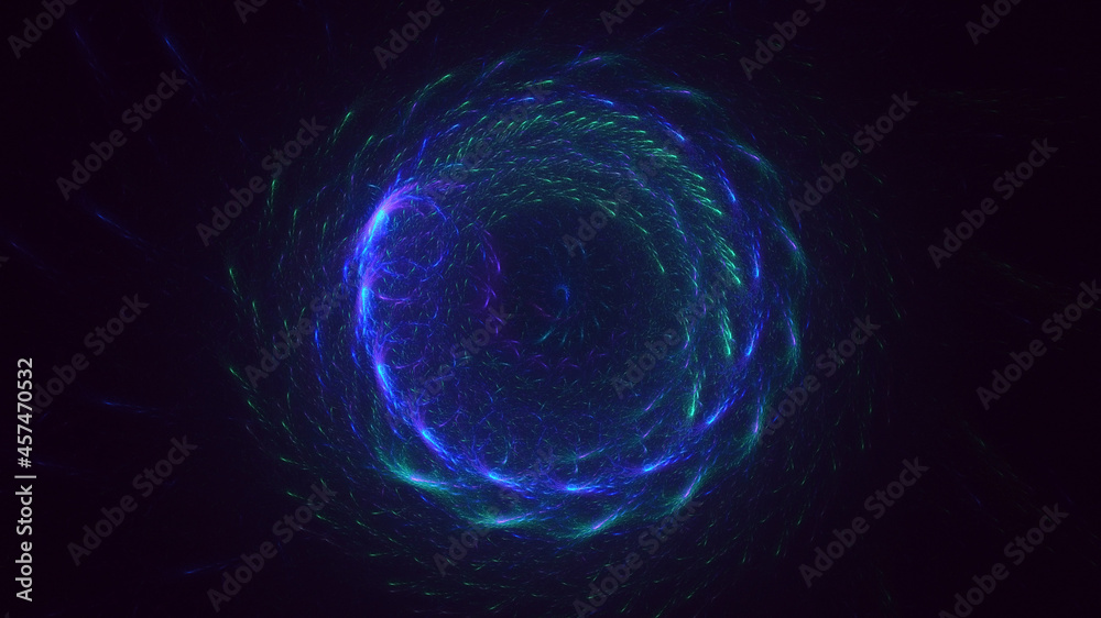 3D rendering abstract round light background 3D rendering abstract round light background