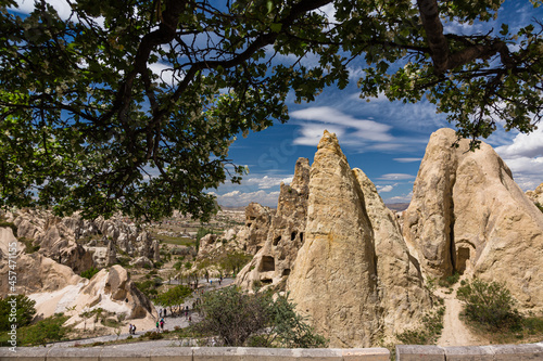 トルコ カッパドキアのギョレメ国立公園の野外博物館にある岩窟教会