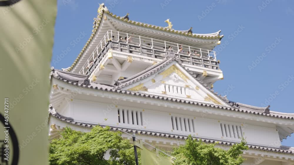 Gifu castle, home of Oda Nobunaga historic feudal lord, Japan Gifu castle, home of Oda Nobunaga historic feudal lord, Japan