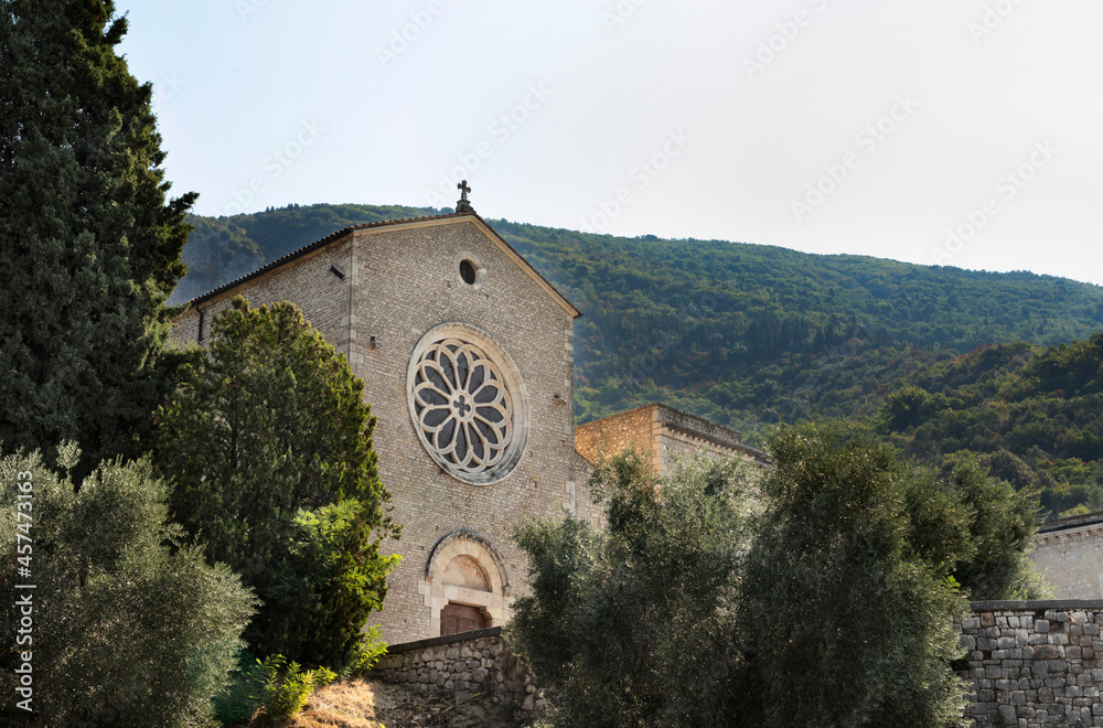 Landscape with Valvisciolo Abbey