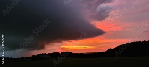 Sunrise with supercell (germany) © Florian