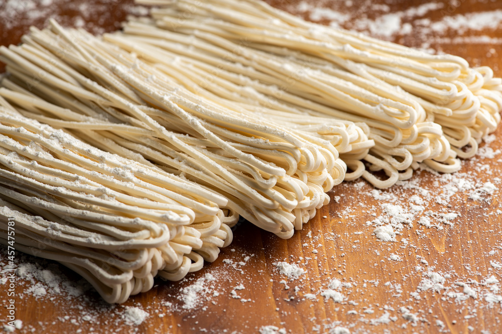 うどんの麺 Stock Photo | Adobe Stock