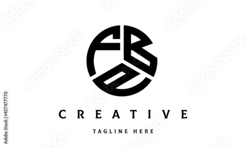 FBP creative circle three letter logo photo