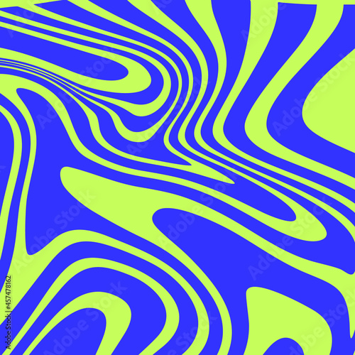 vector art liquid marble green neon and blue neon color