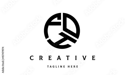 FOH creative circle three letter logo photo