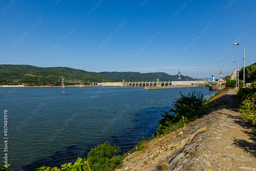 The Danube Iron Gate at Serbia and Romania