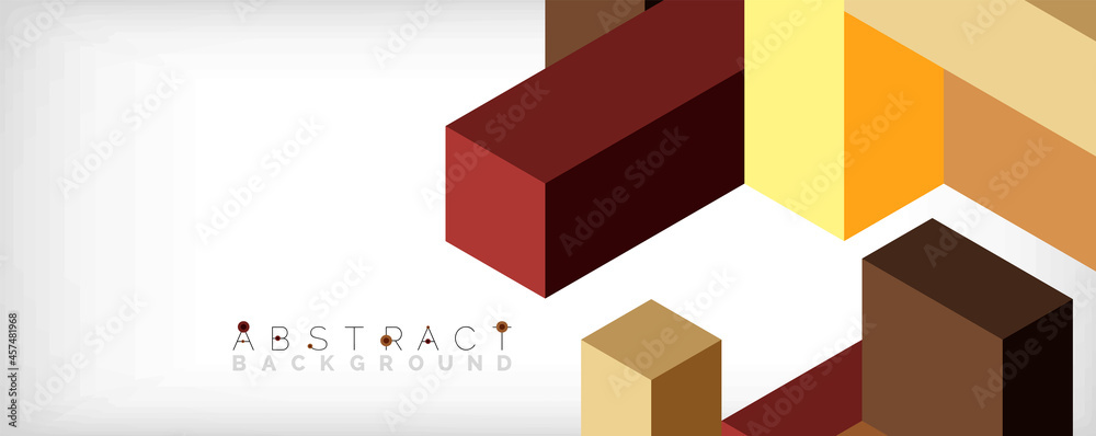 Abstract background. 3d cubes, cubic elements and blocks. Techno or business concept for wallpaper, banner, background, landing page Abstract background. 3d cubes, cubic elements and blocks. Techno or business concept for wallpaper, banner, background, landing page