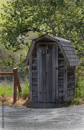 Old outhouse.