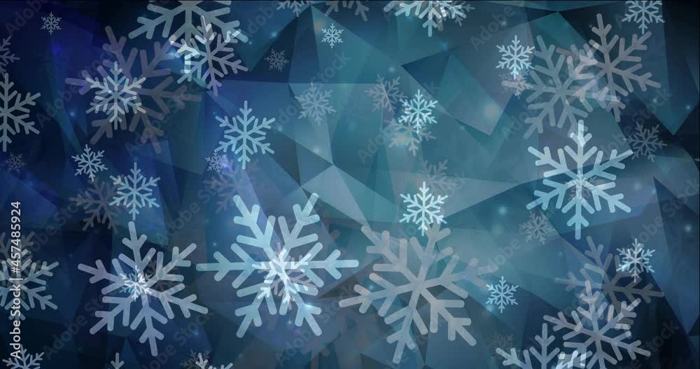 4K looping dark blue flowing video in Xmas style. Holographic abstract video with snow and stars. Flicker for video designers. 4096 x 2160, 30 fps. 4K looping dark blue flowing video in Xmas style. Holographic abstract video with snow and stars. Flicker for video designers. 4096 x 2160, 30 fps.