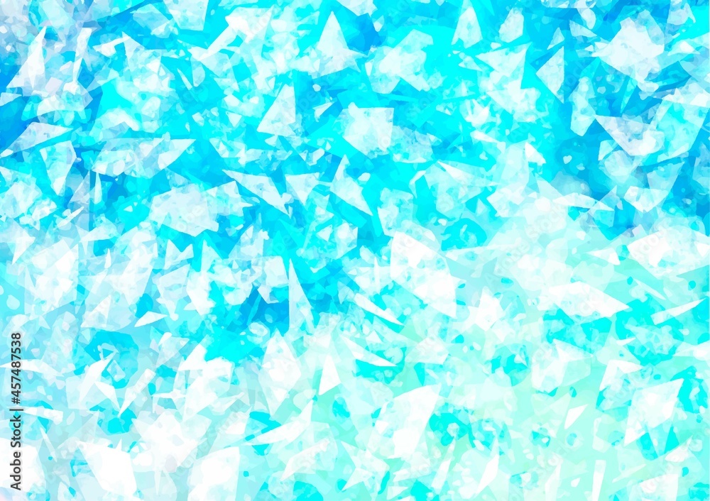 幻想的な水彩の水色テクスチャ背景
