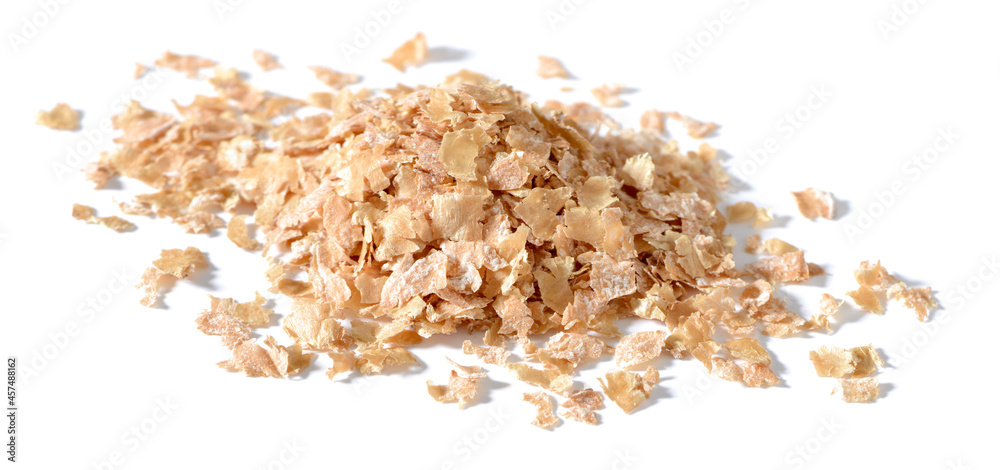 uncooked wheat bran isolated on the white background uncooked wheat bran isolated on the white background